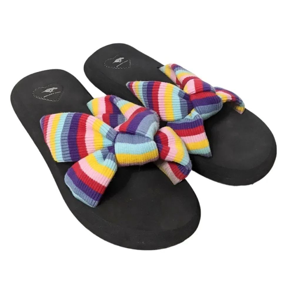 ROCKET DOG Slade Red Rollo Stripe Slide Sandals 9 - Picture 6 of 6
